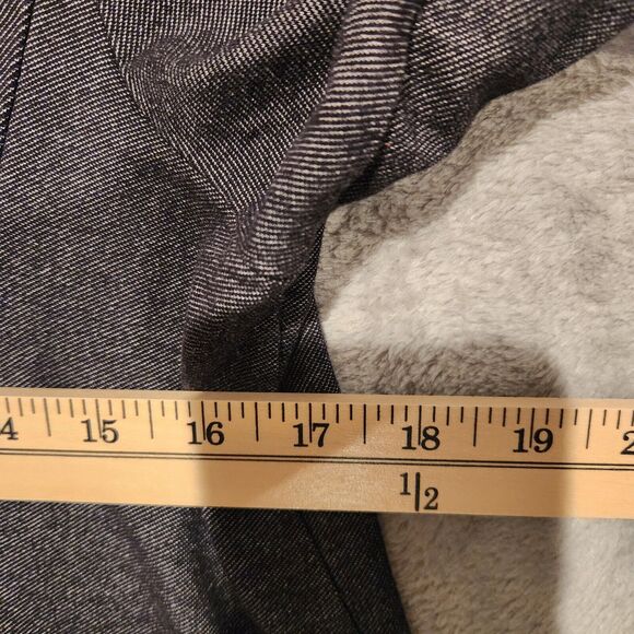 J. Jill Womens Gray Rayon Blend One Button Stretch Jacket Blazer Size S Petite - Picture 9 of 10